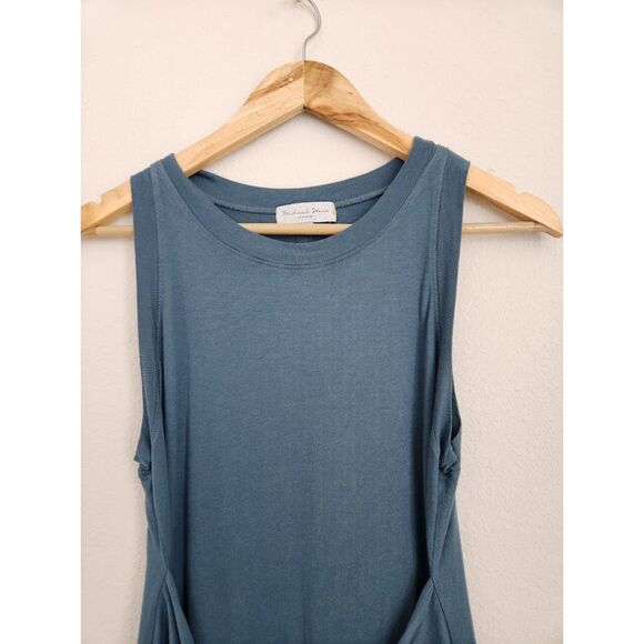 Michael Stars Solange Tie Waist jersey maxi dress - pebble | Size S - Picture 4 of 8